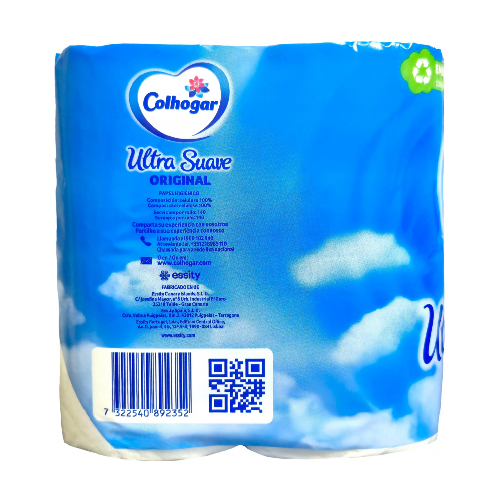 Papel sanitario Colhogar (2 x 12 U) - Miniatura 3