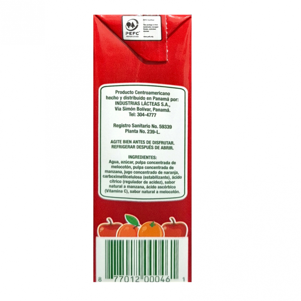 Néctar de ponche de frutas Del Prado (6 x 200 ml) - Miniatura 4