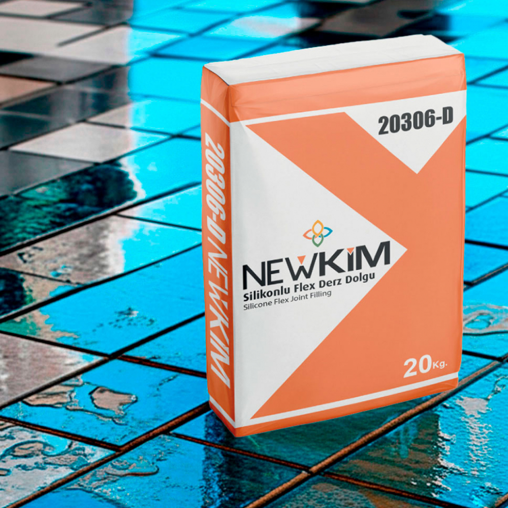 Mortero para juntas flexibles en piscinas y suelos húmedos de 1 a 6 mm Newkim (20 Kg / 44 lb) - Miniatura 4