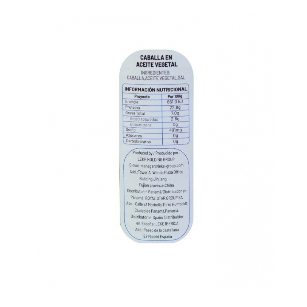 Caballa en aceite vegetal Sabrosísimo (5 x 425 g / 14.99 oz) - Miniatura 4