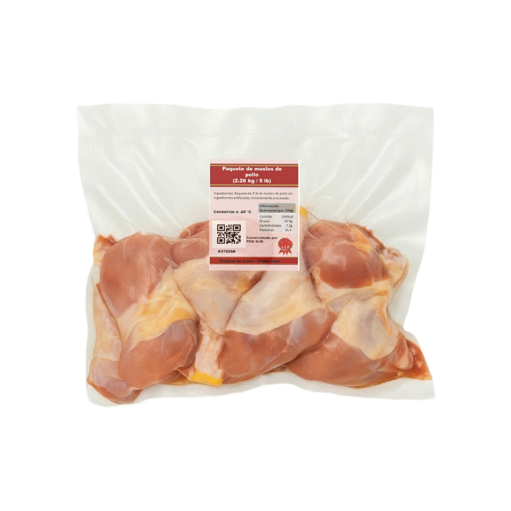Paquete de muslos de pollo Pida (2.26 kg / 5 lb) - Miniatura 2