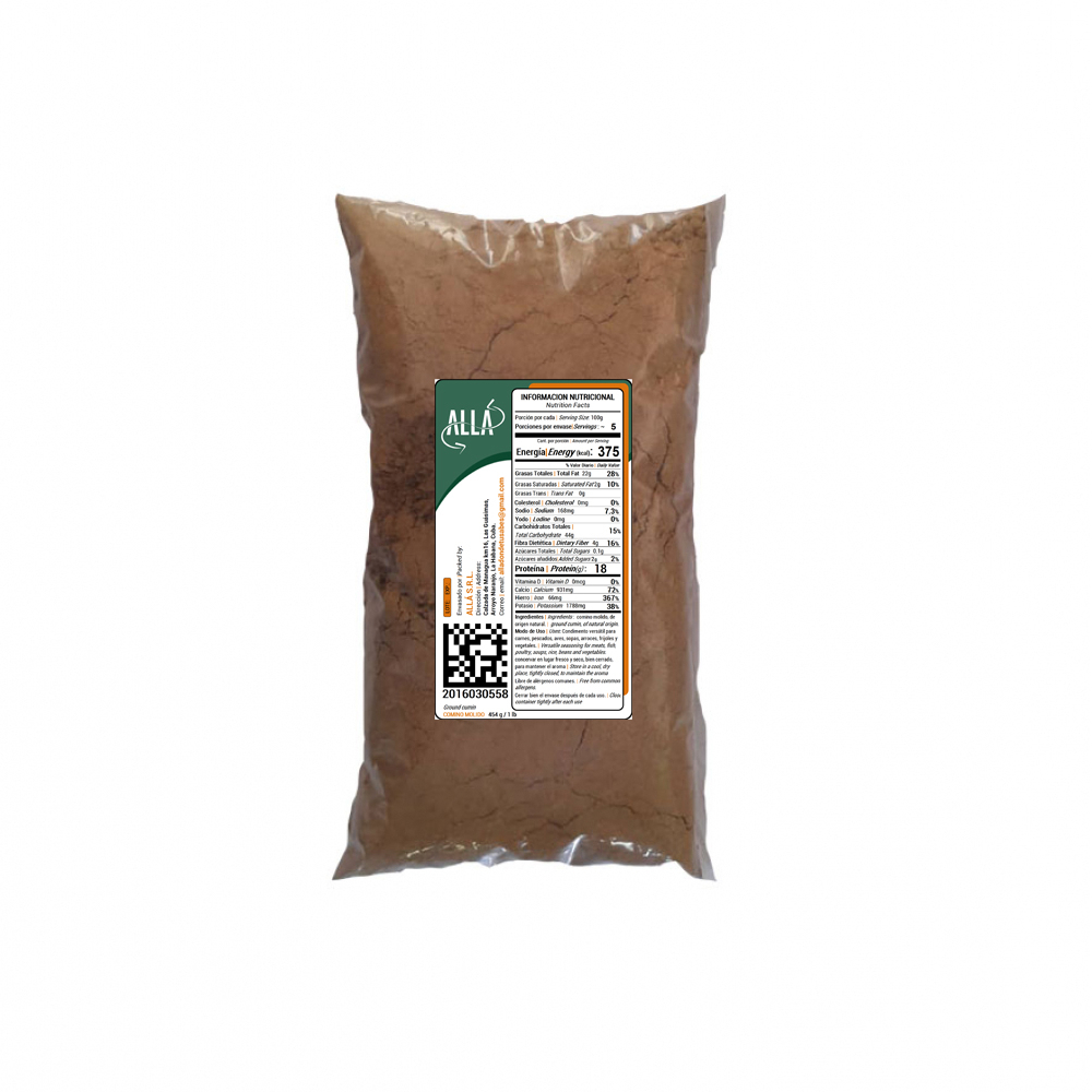 Comino molido ALLÁ (454 g / 1 lb) - Miniatura 3
