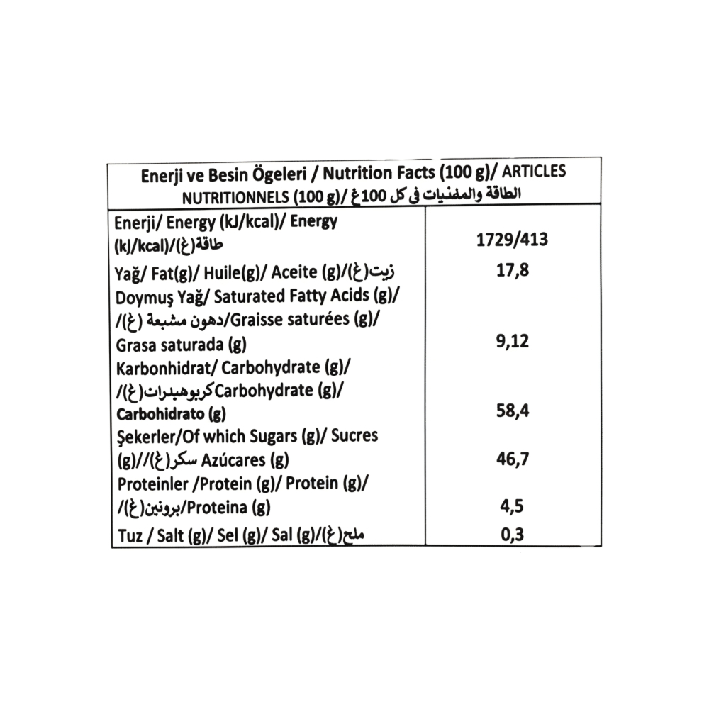 Pastel cubierto de cacao con relleno de fresa y chocolate Manela Twice (40 g / 1.41 oz) - Miniatura 3