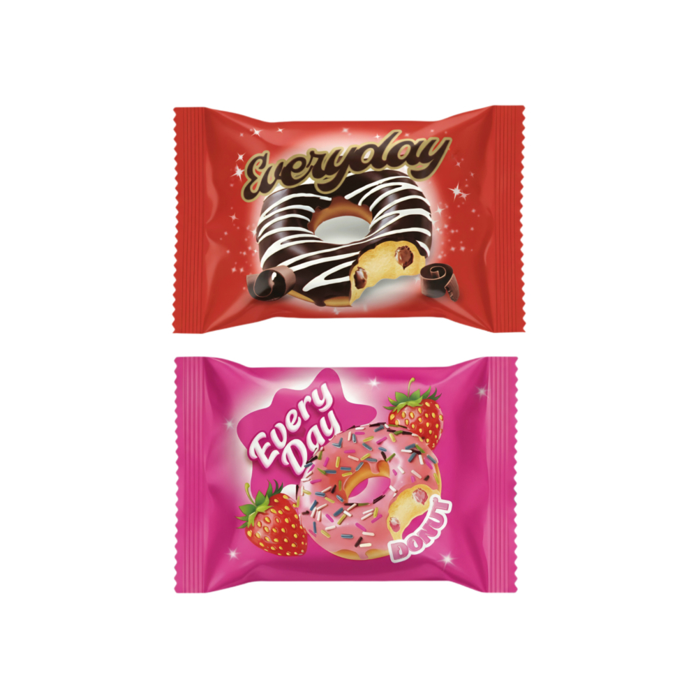 Donas de sabores fresa y chocolate Everyday Oslo - Imagen 1