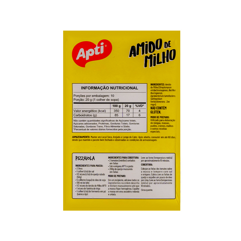 Maicena almidón de maíz Apti (200 g / 7.05 oz) - Miniatura 4