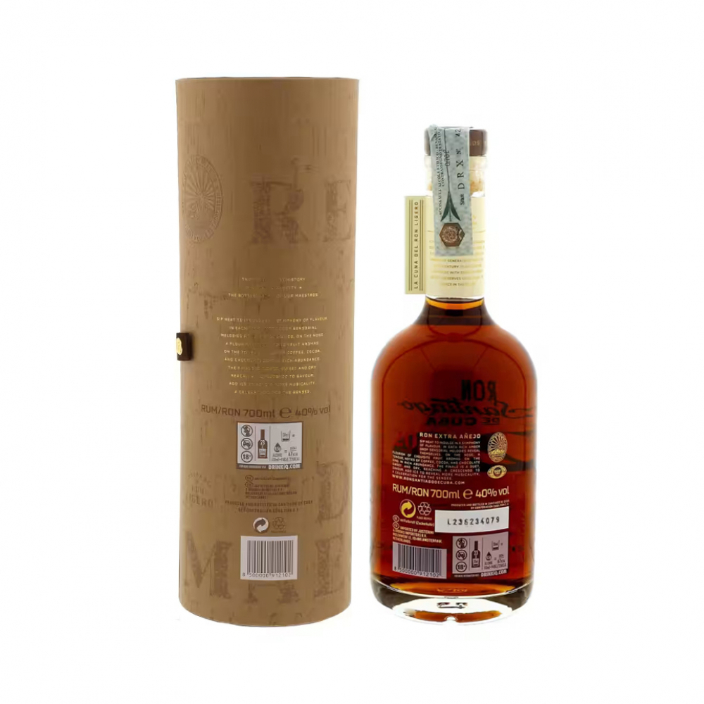 Ron Extra Añejo Gran Reserva 20 años Santiago de Cuba (700 ml) - Miniatura 2