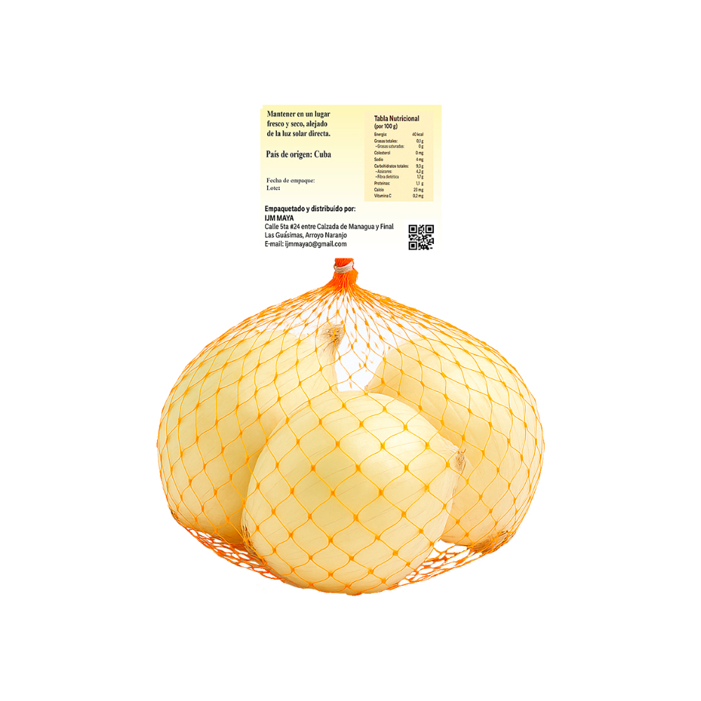 Cebolla blanca IJM Maya (1 kg / 2.2 lb) - Miniatura 2