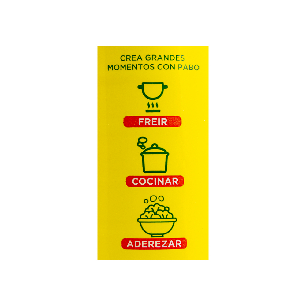 Aceite vegetal puro Pabo (900 ml) - Miniatura 4