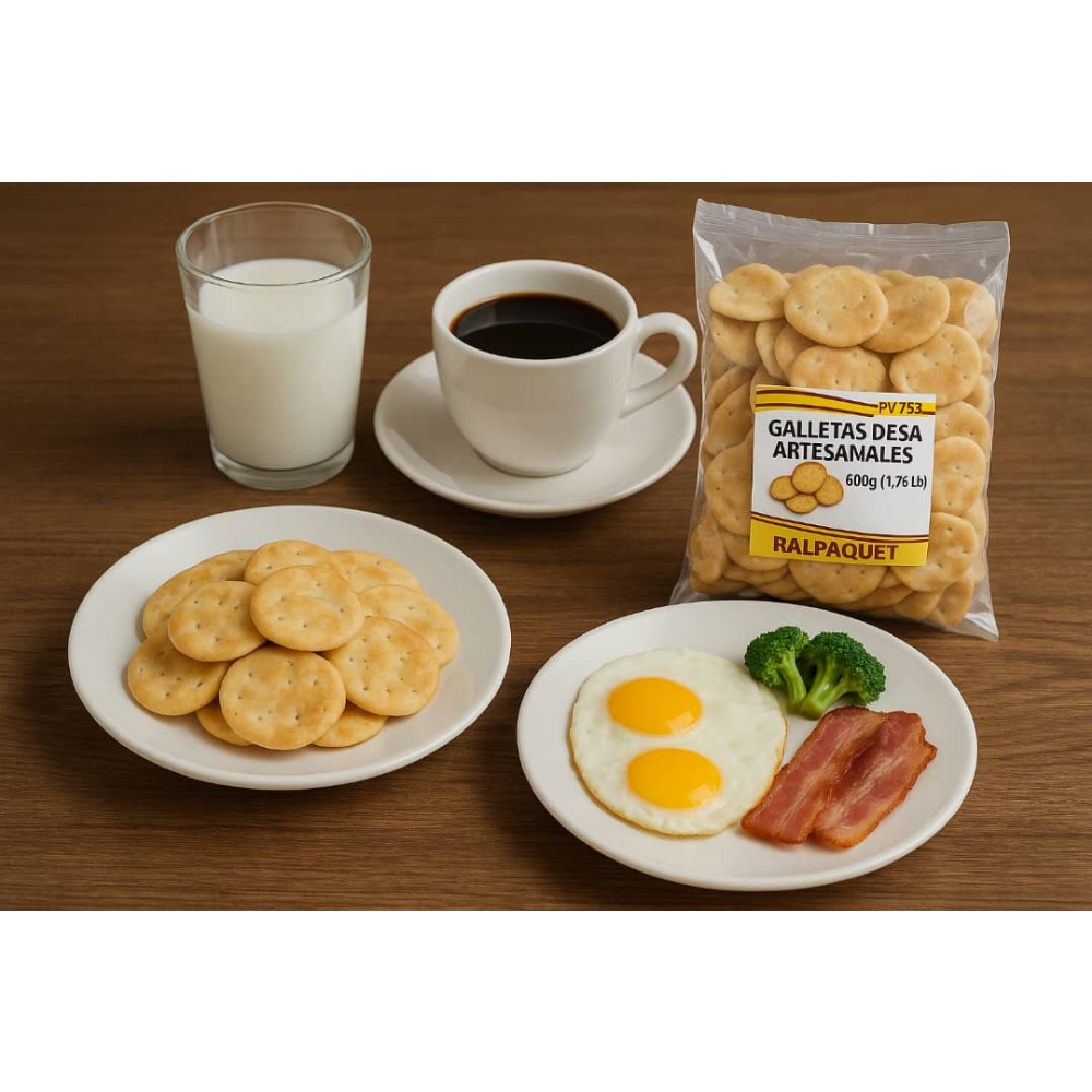 Galletas de sal artesanales Ralpaquet (600 g / 1.32 lb) - Miniatura 4