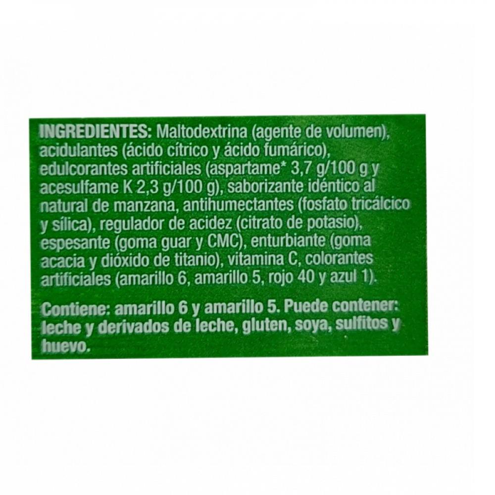 Refresco sabor manzana Zuko (12 x 8 x 13 g) - Miniatura 3