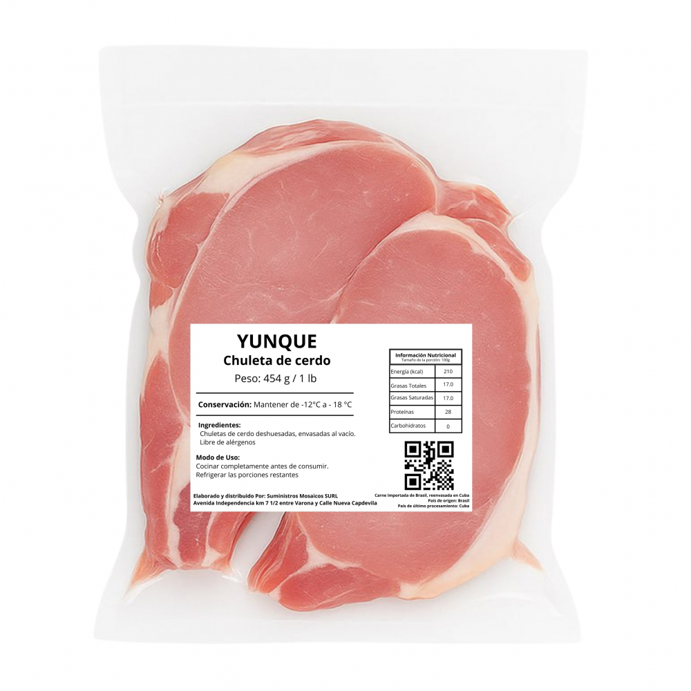 Chuleta de cerdo Yunque (454 g / 1 lb) - Miniatura 2