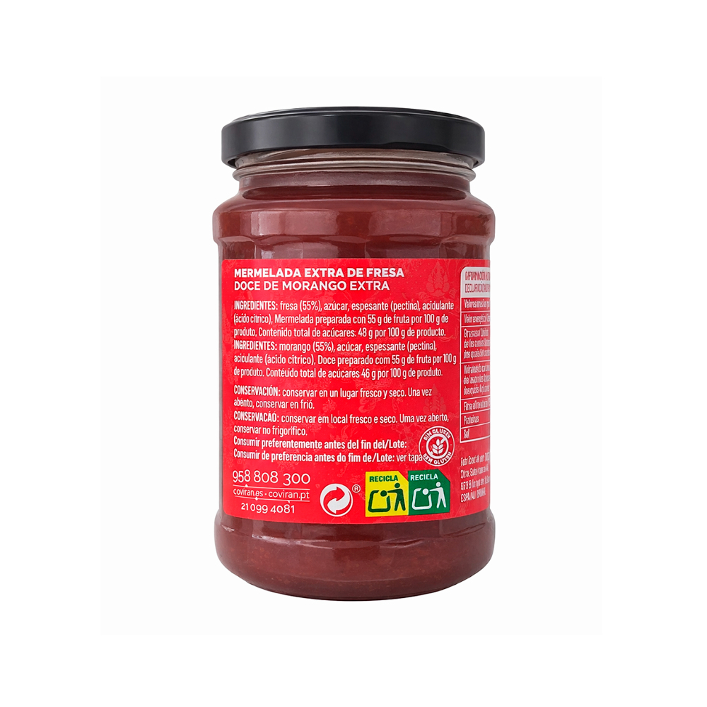 Mermelada extra fresa Coviran (350 g / 12.3 oz) - Miniatura 2