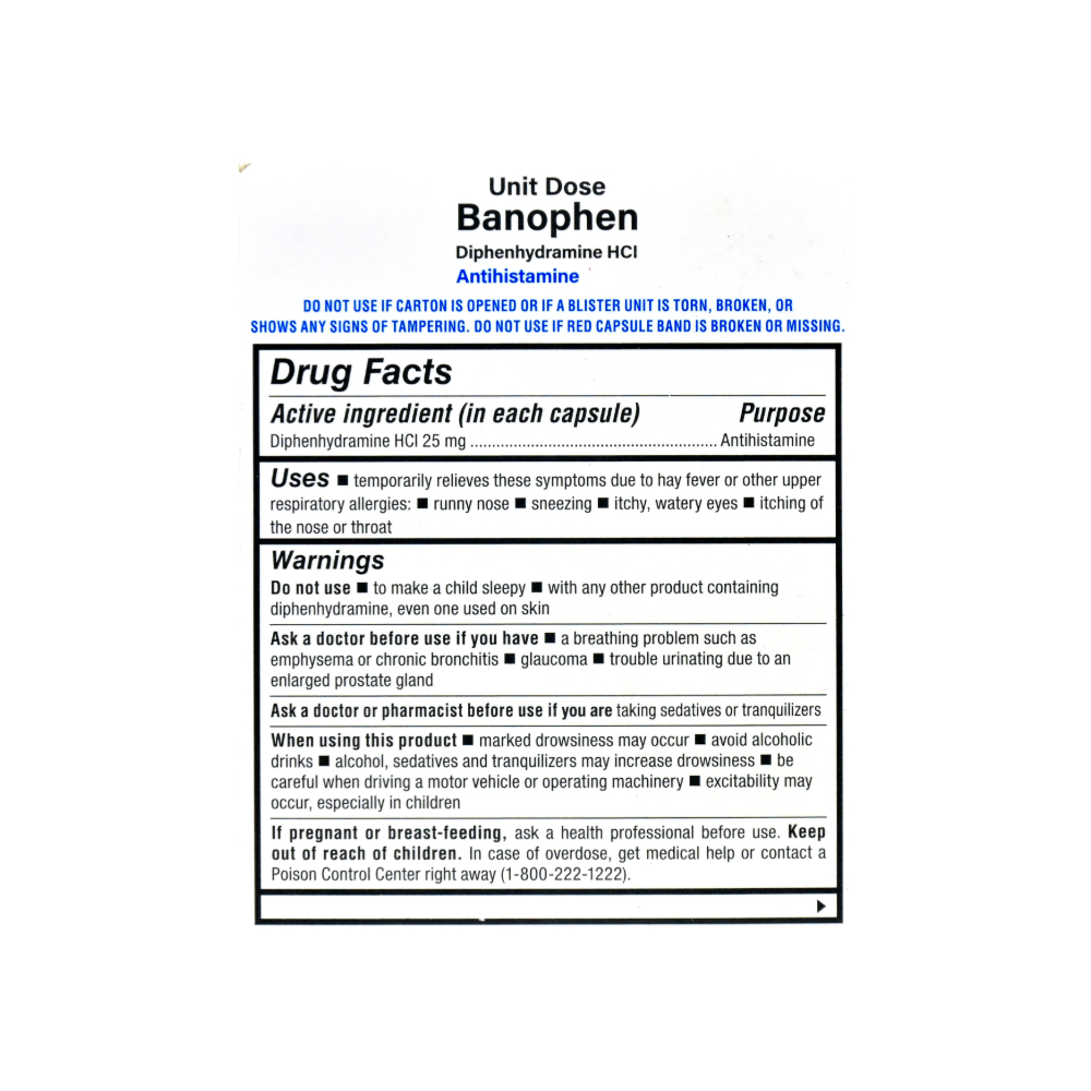 Difenhidramina HCl 25 mg Major (100 cápsulas) - Miniatura 3