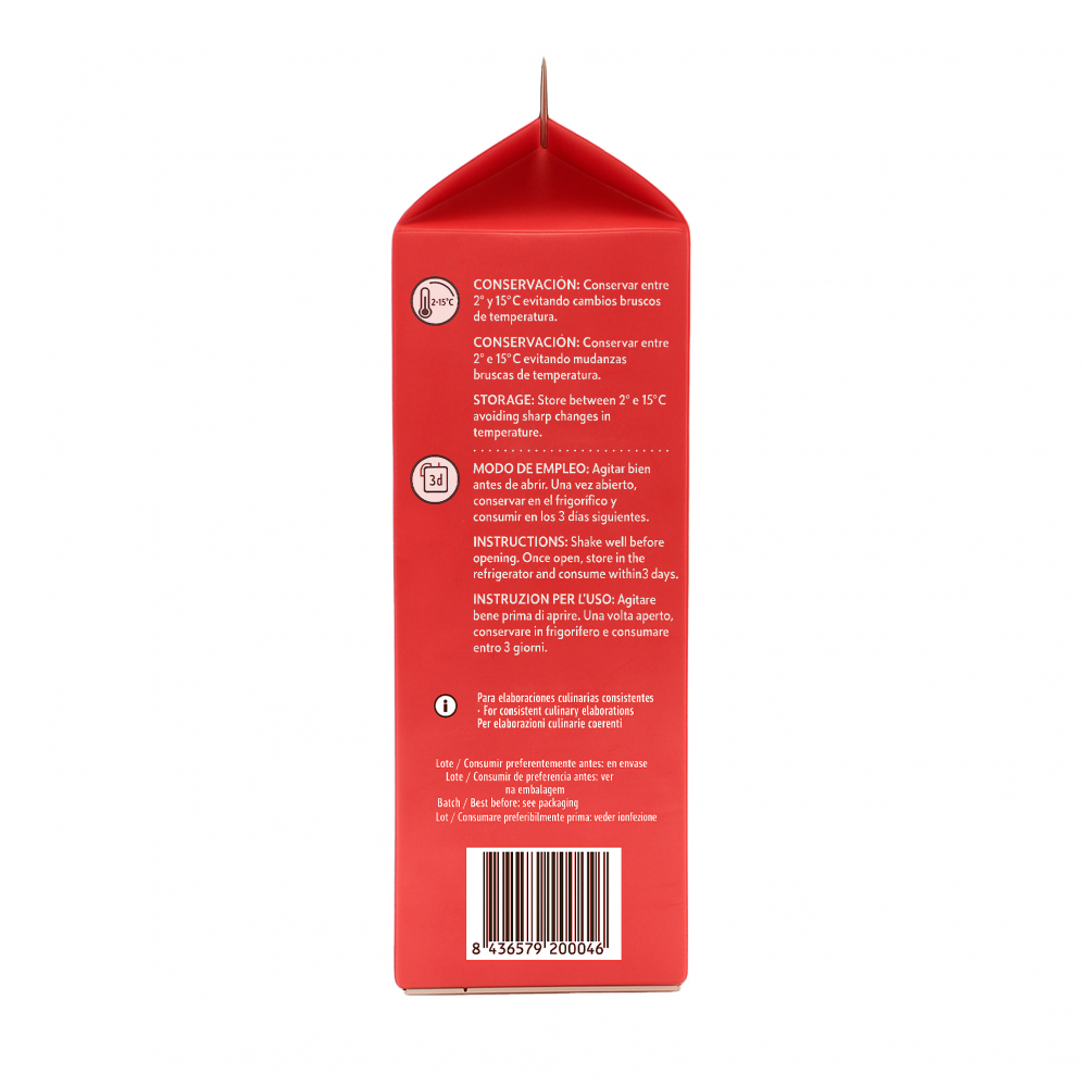 Preparado de grasa vegetal para cocinar La Creme Food Service (1 L) - Miniatura 3