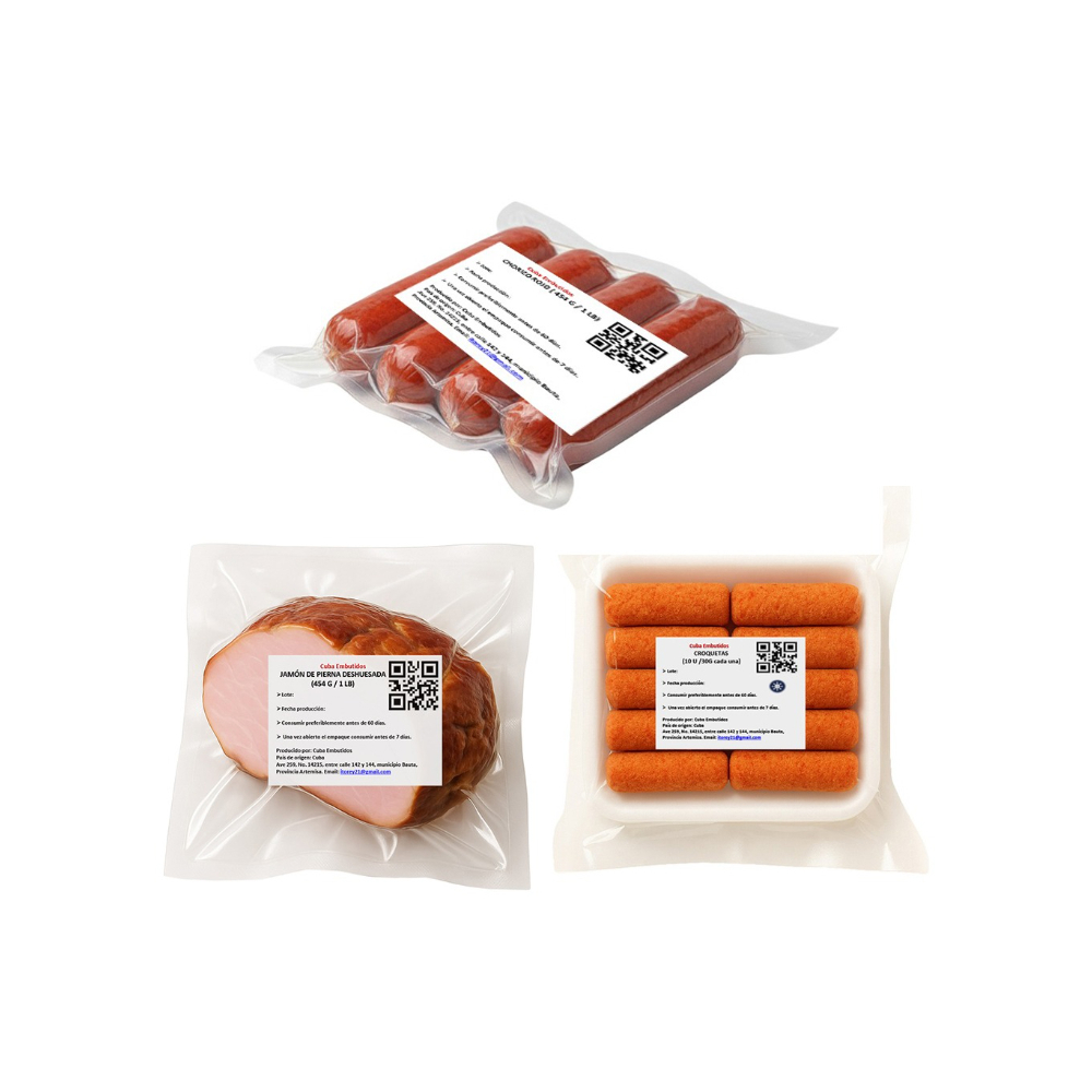 Chorizo rojo + Jamon de  pierna deshuesada + Croquetas de jamon - Miniatura 3