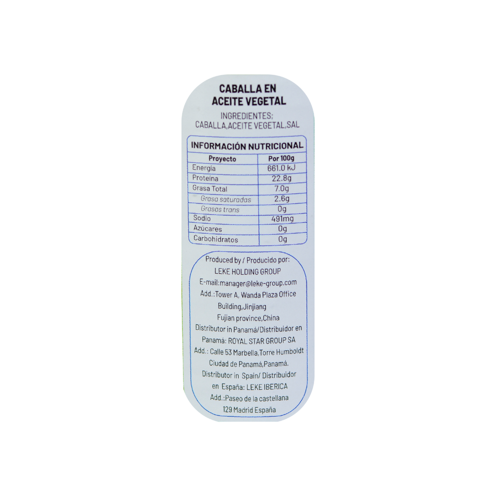 Caballa en aceite vegetal Sabrosísimo (425 g / 14.99 oz) - Miniatura 3