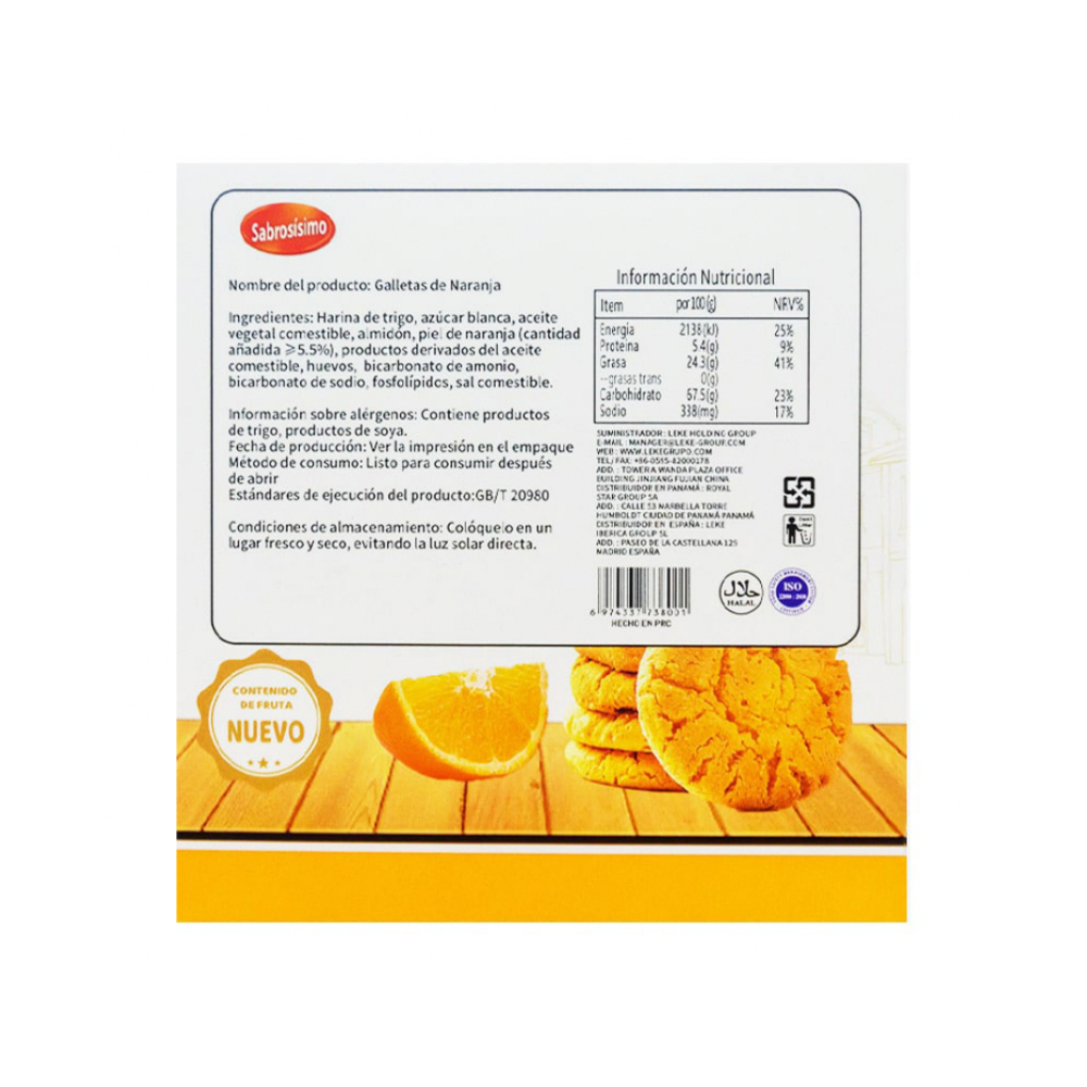 Combo Café espresso premium Sabrosísimo (2 x 250 g / 8.81 oz) + Galletas de mantequilla con sabor a naranja Sabrosísimo (4 x 100 g / 3.52) - Miniatura 2