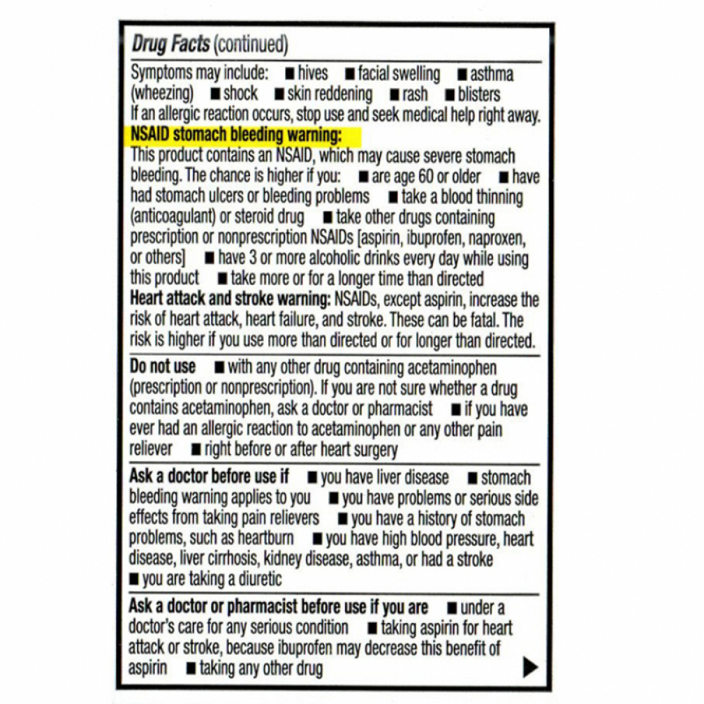 Acetaminofén 250 mg + Ibuprofeno 125 mg GoodSense (36 tabletas) - Miniatura 2