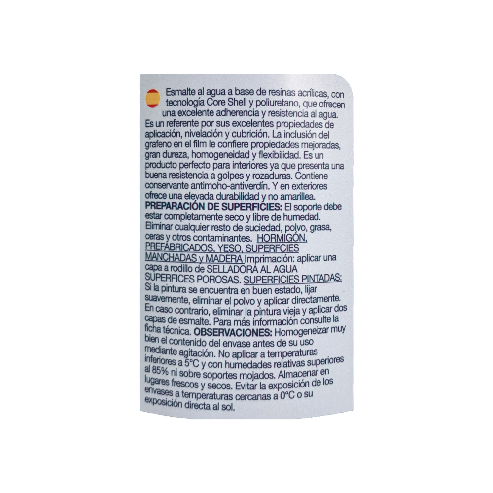 Esmalte multi-superficie ecológico base agua color blanco brillo Macy (750 ml) - Miniatura 4