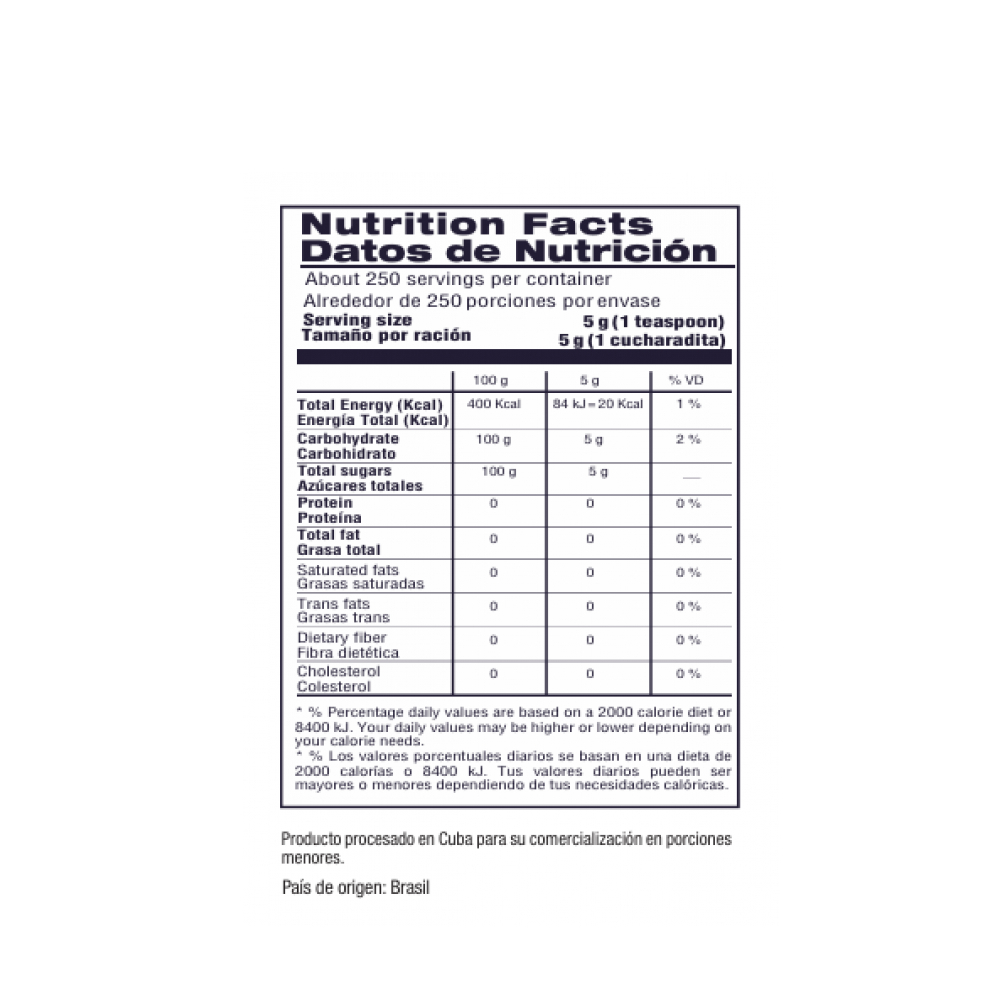 Azúcar blanca granulada Super Yu (1 kg / 2.2 lb) - Miniatura 2