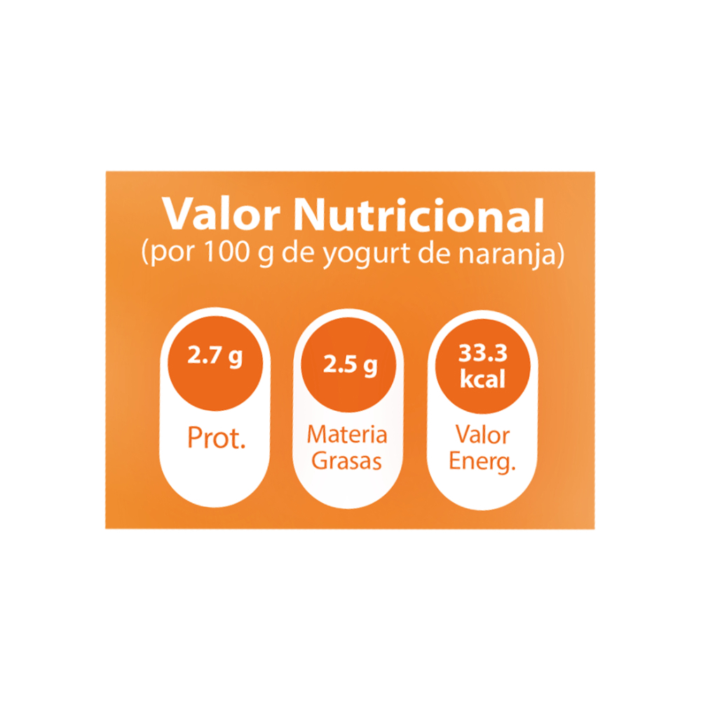 Yogurt de naranja con probióticos YEYA (4 L) - Miniatura 3