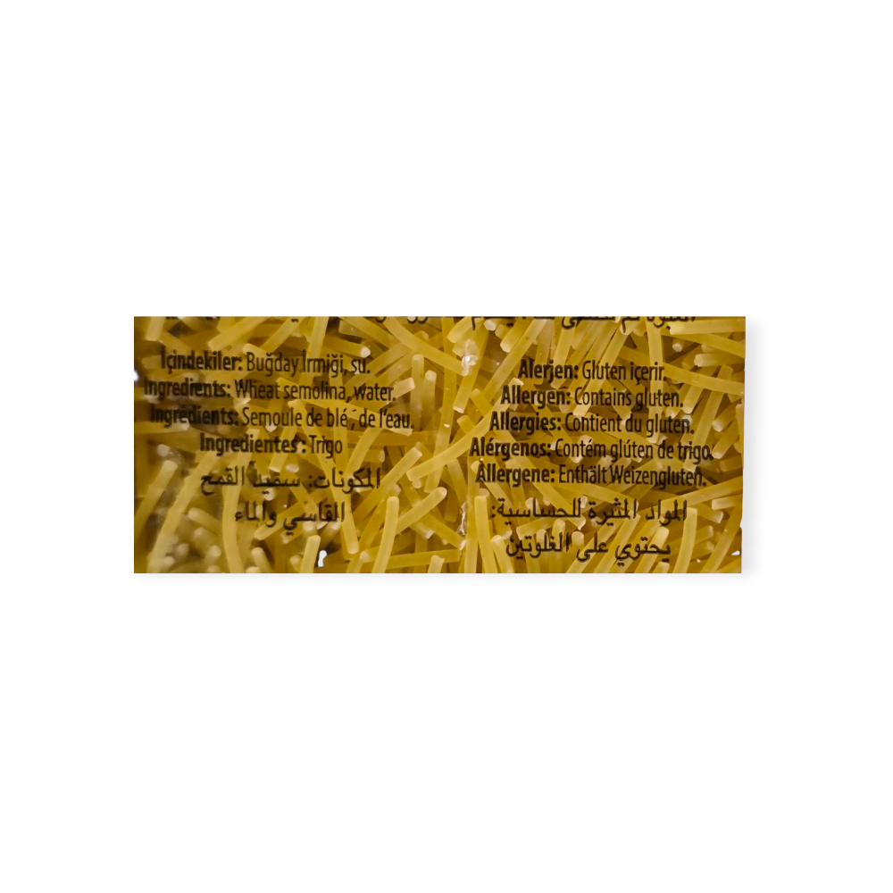 Macarrones tipo fideo oba Eva (500 g / 1.10 lb) - Miniatura 4