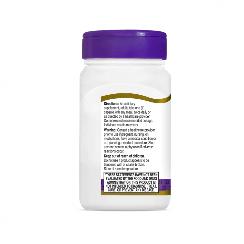 Extracto de vino tinto con resveratrol 21st Century (90 cápsulas) - Miniatura 2