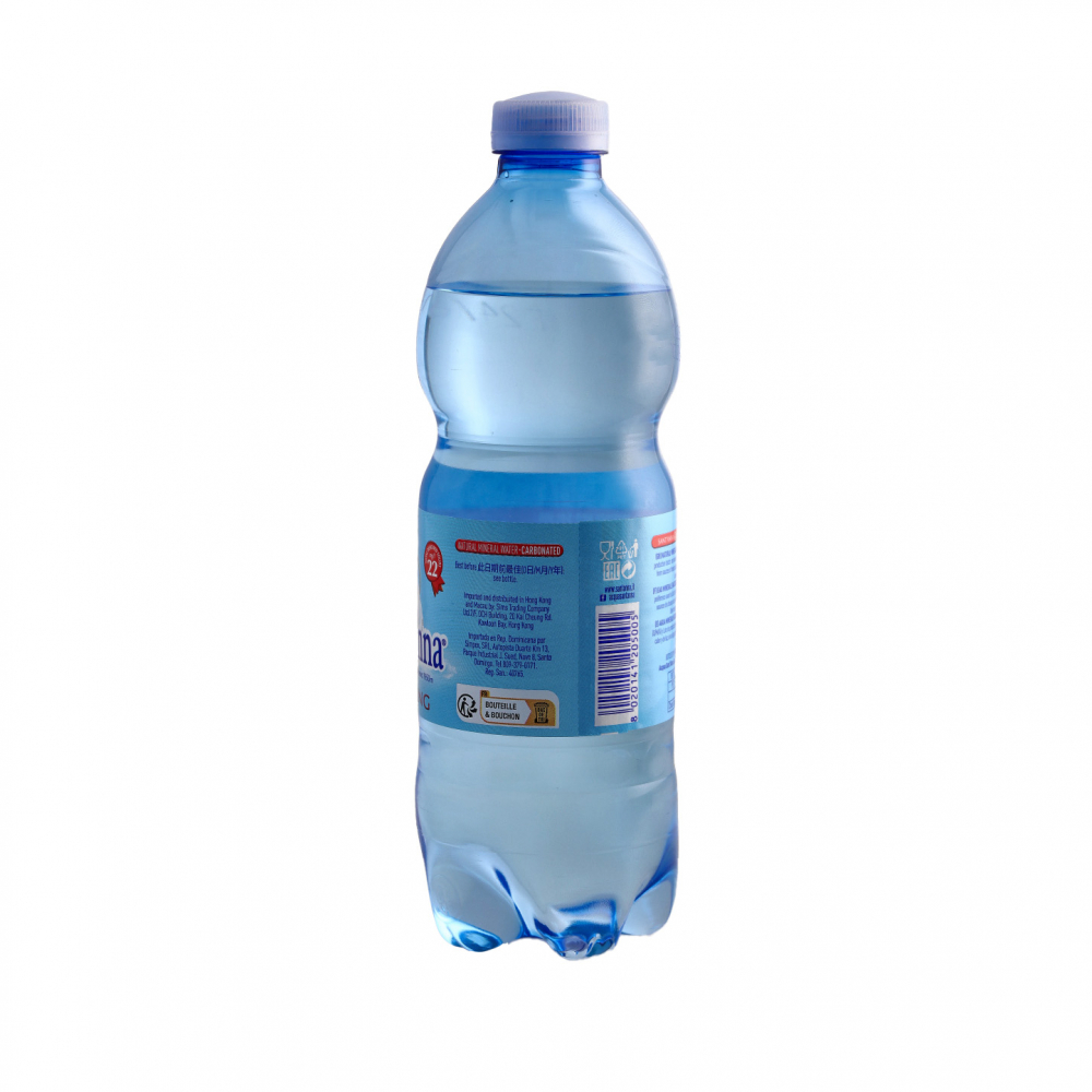 Agua mineral natural con gas Sant'Anna (500 ml) - Miniatura 3