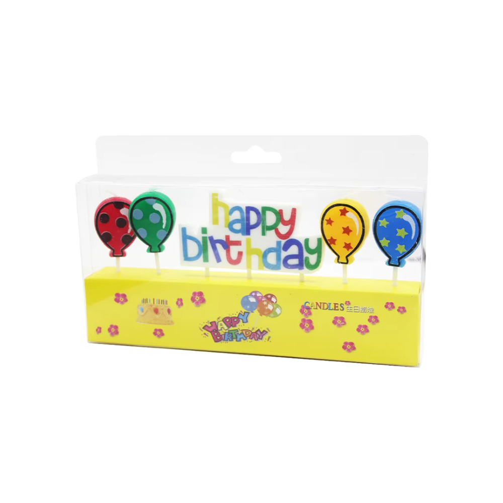 Juego de 5 velas de cumpleaños - Miniatura 2