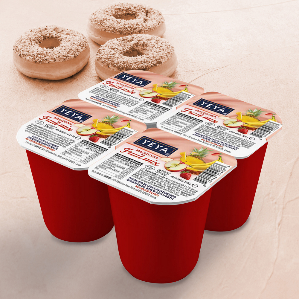 Yogurt pasteurizado sabor fresa + Yogurt pasteurizado sabor macedonia - Miniatura 3