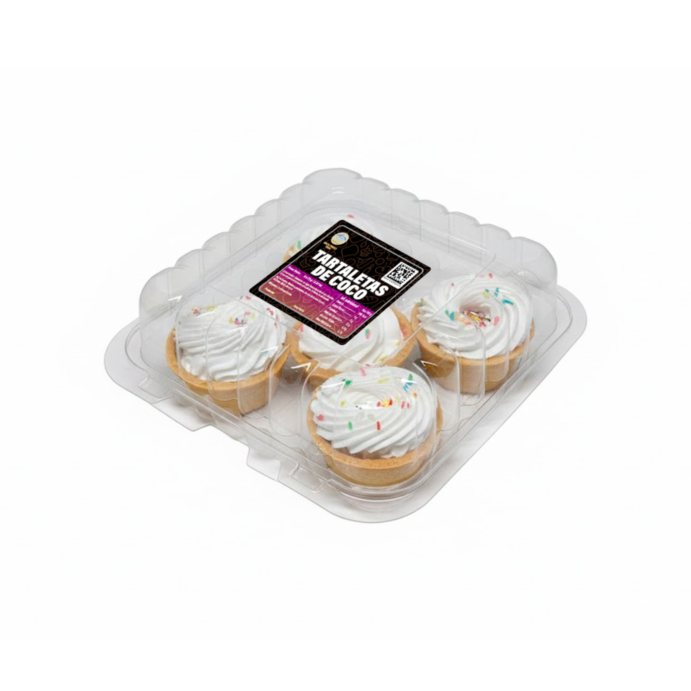 Tartaletas de Coco MCH-PakoPan (5 x 73 g / 2.57 oz) - Imagen 1