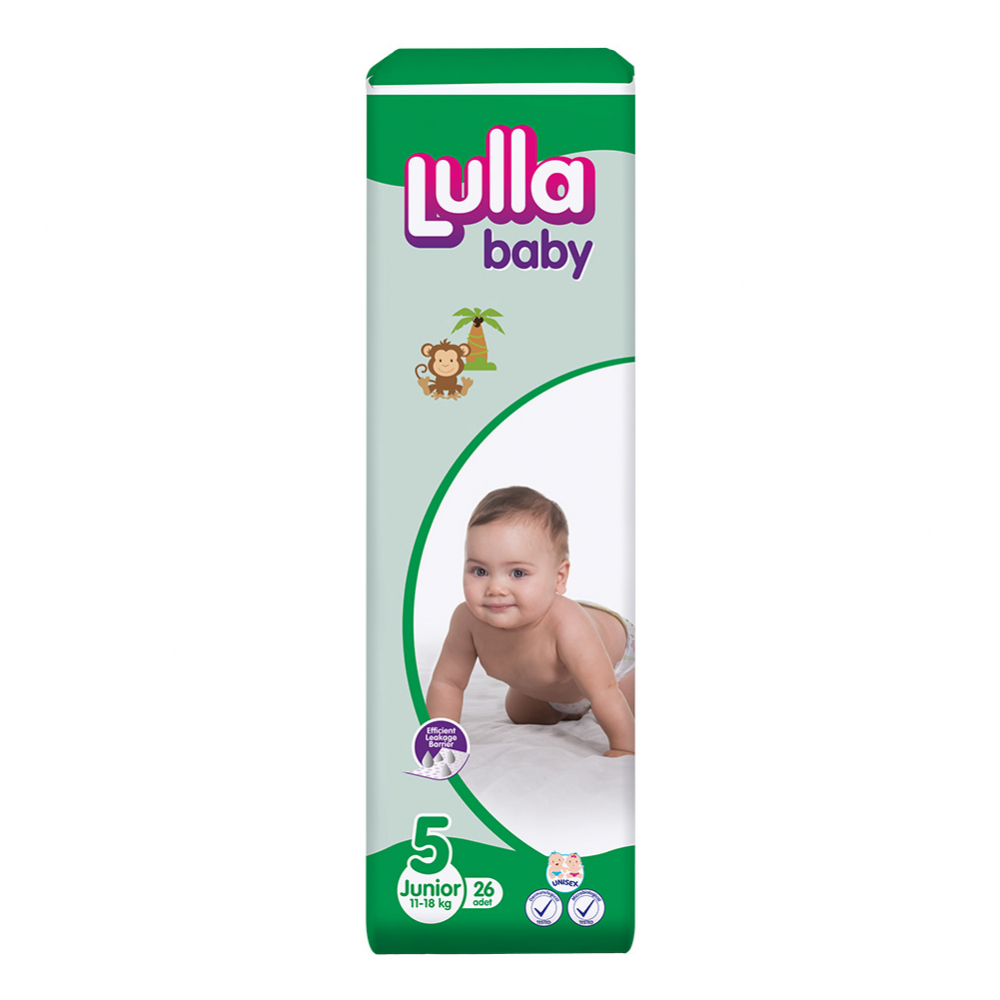 Lulla.by bebê Lulla Baby disposable diapers for baby stage 5 Junior (26 U