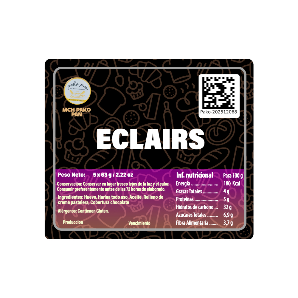 Éclair MCH-PakoPan (5 x 63 g / 2.22 oz) - Miniatura 2