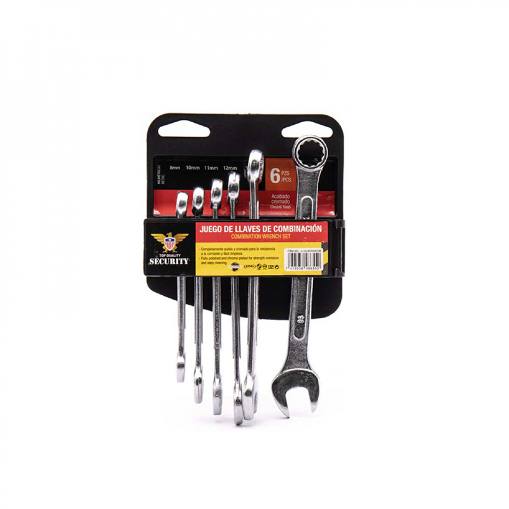 Juego de llave combinada Security (6 U) - Miniatura 4