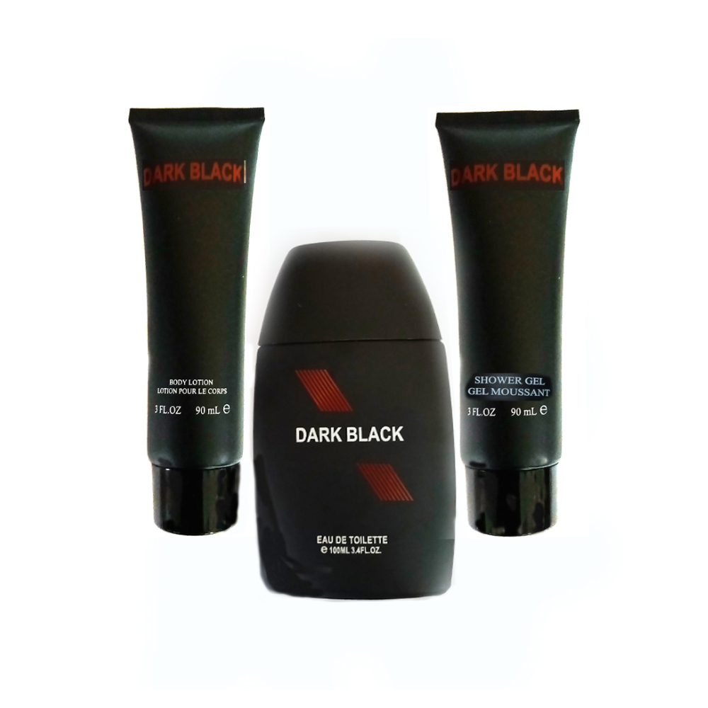 Estuche de regalo para hombre con perfume, loción corporal y gel de ducha Dark Black EBC - Miniatura 2