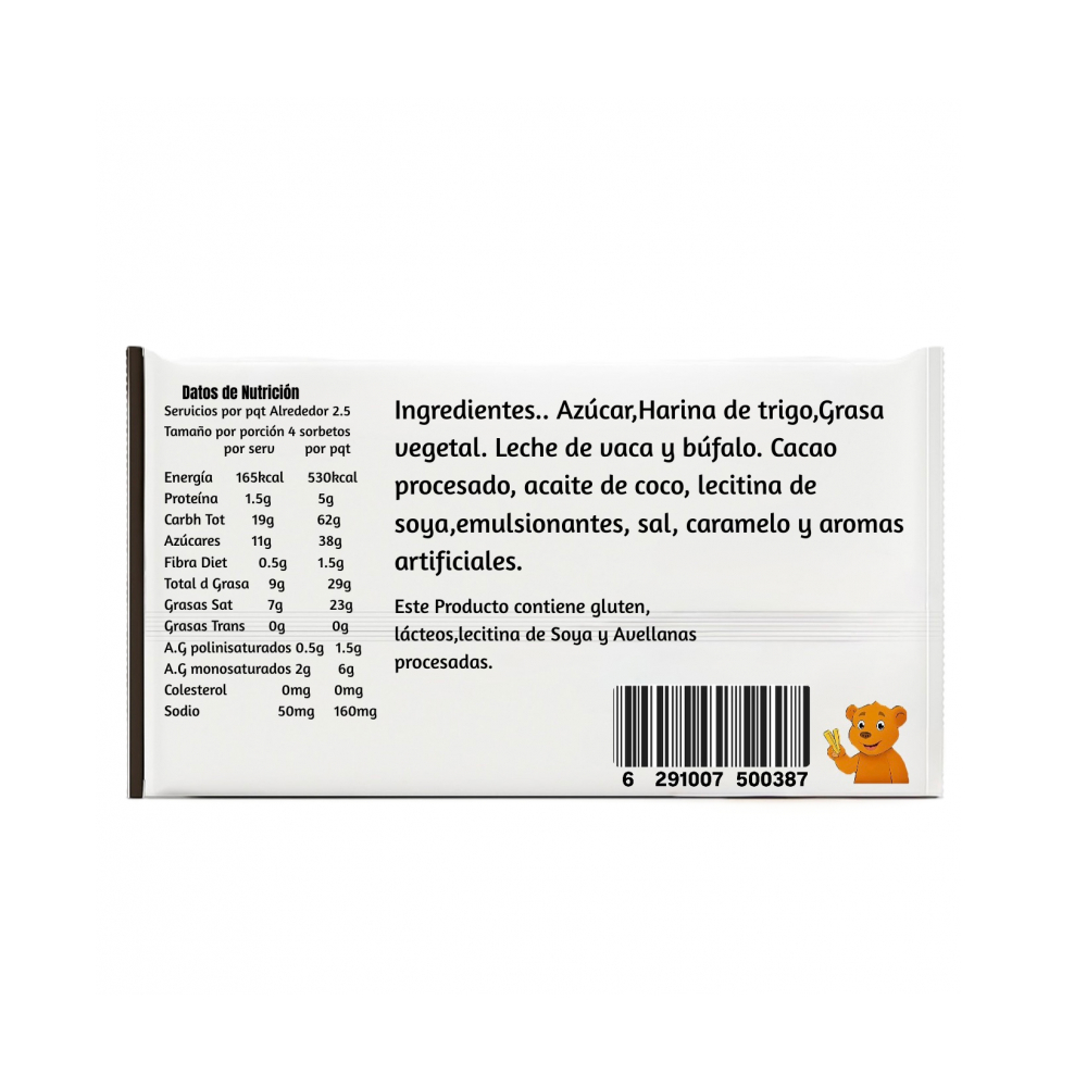 Sorbeto de crema con sabor a chocolate Nutro (75 g / 2.65 oz) - Miniatura 2