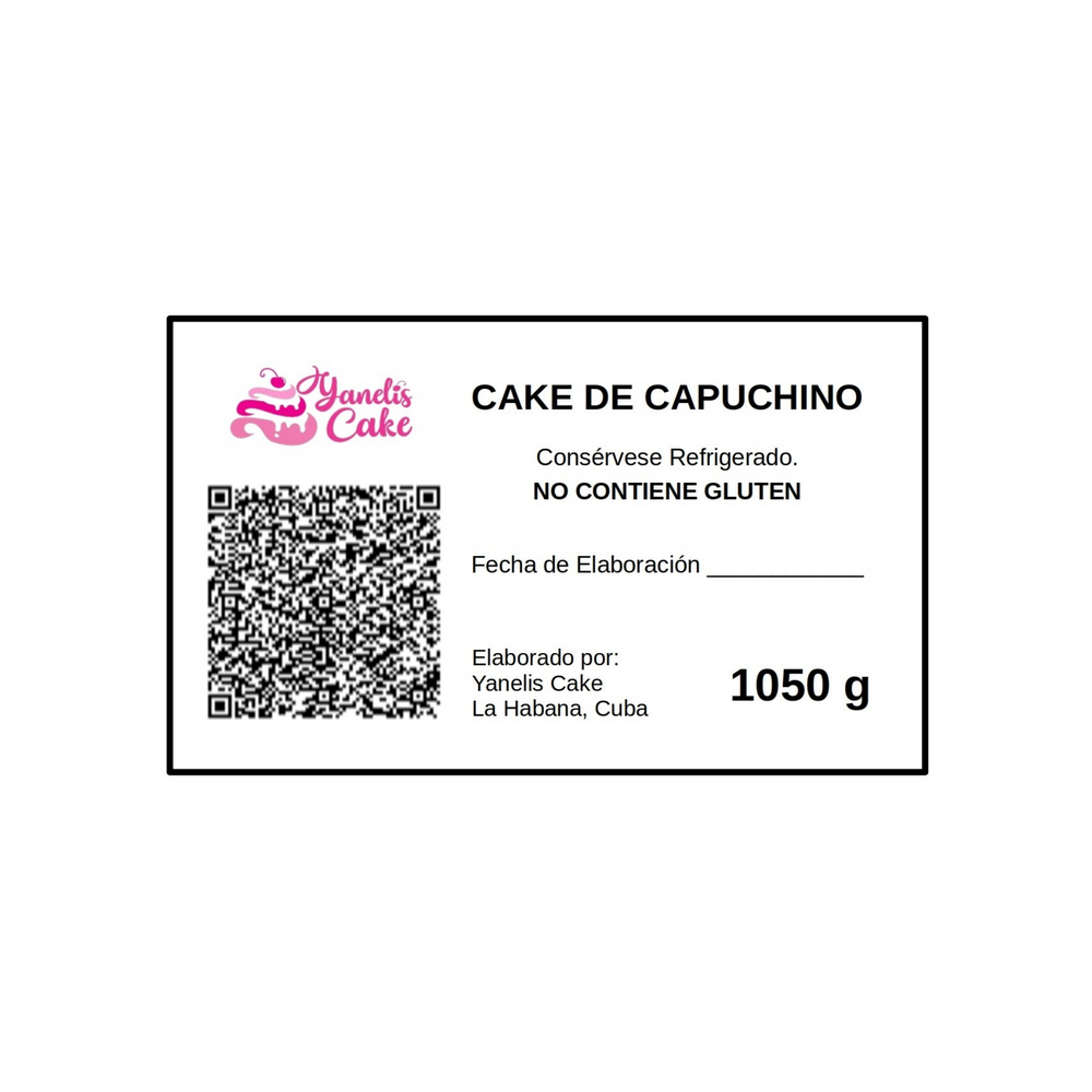 Cake de capuchino Yanelis Cake (6 comensales) - Miniatura 3