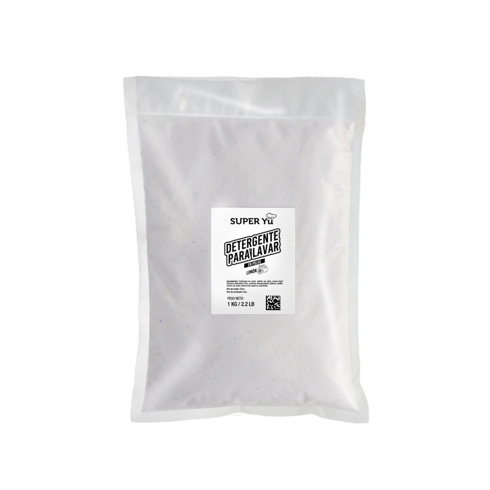 Detergente en polvo con aroma a limón Super Yu (1 kg / 2.2 lb) - Miniatura 2