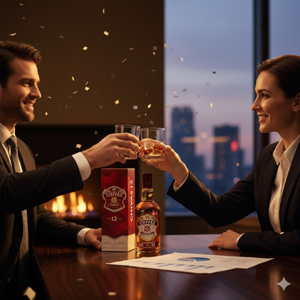 Whisky 40 % vol 12 años Chivas Regal (2 x 700 ml) - Miniatura 4