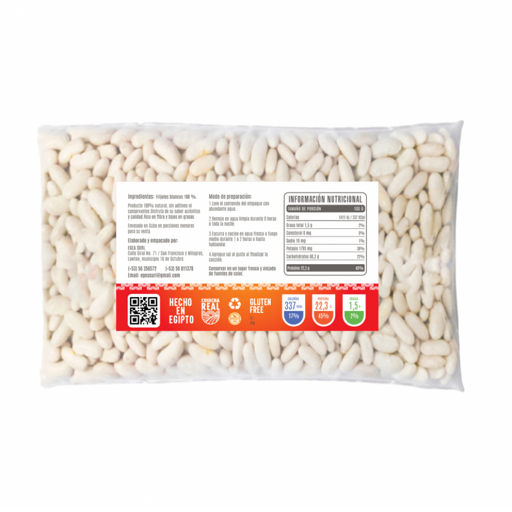 Frijoles blancos Cosecha Real (5 x 1 kg / 2.2 lb) - Miniatura 2