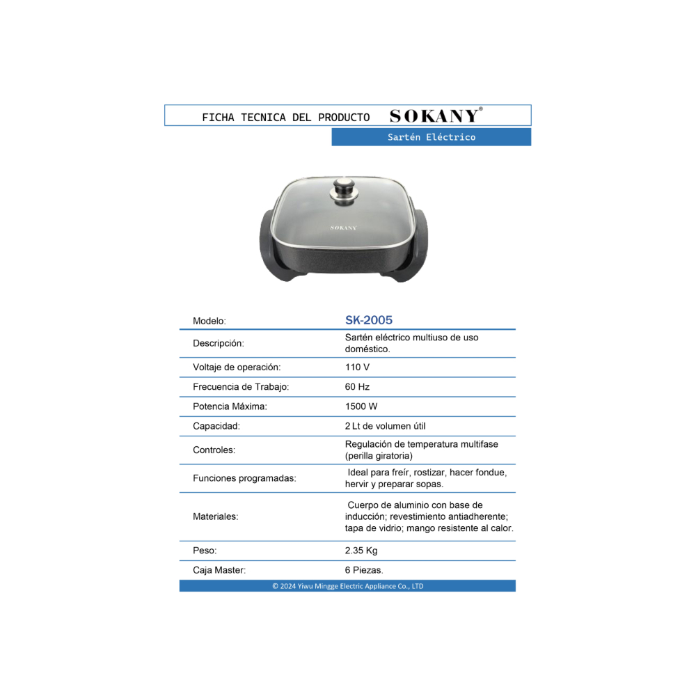 Sartén + Batidora mezcladora - Miniatura 2