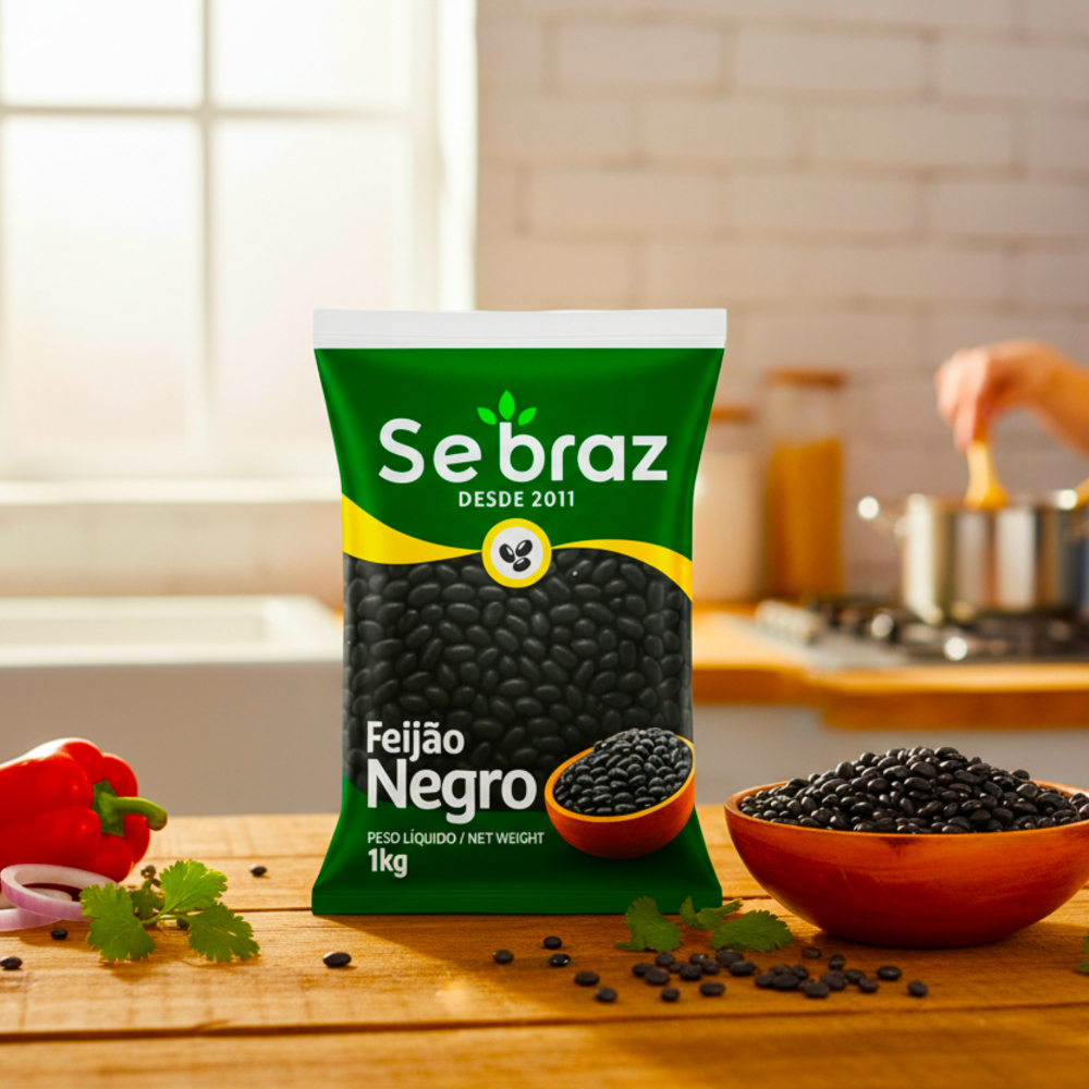 Frijol negro Sebraz (1 kg / 2.2 lb) - Miniatura 4