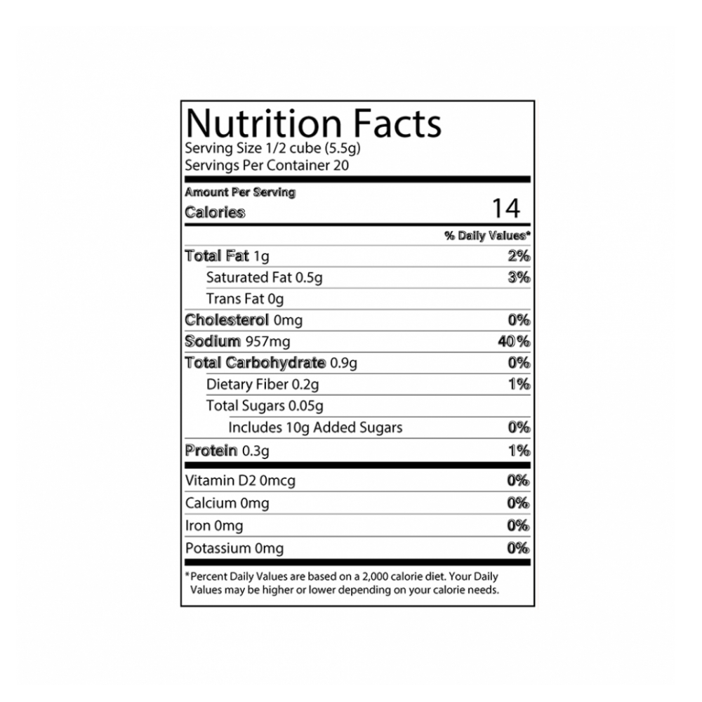 Caja de caldo sabor a res YEYA (48 x 110 g / 3.8 oz) - Miniatura 2