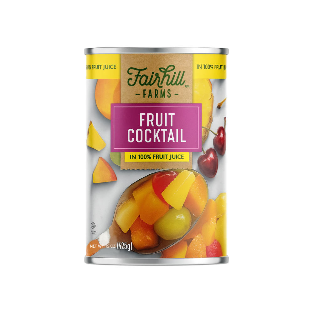 Cóctel de frutas Fairhill (425 g / 15 oz) - Miniatura 4