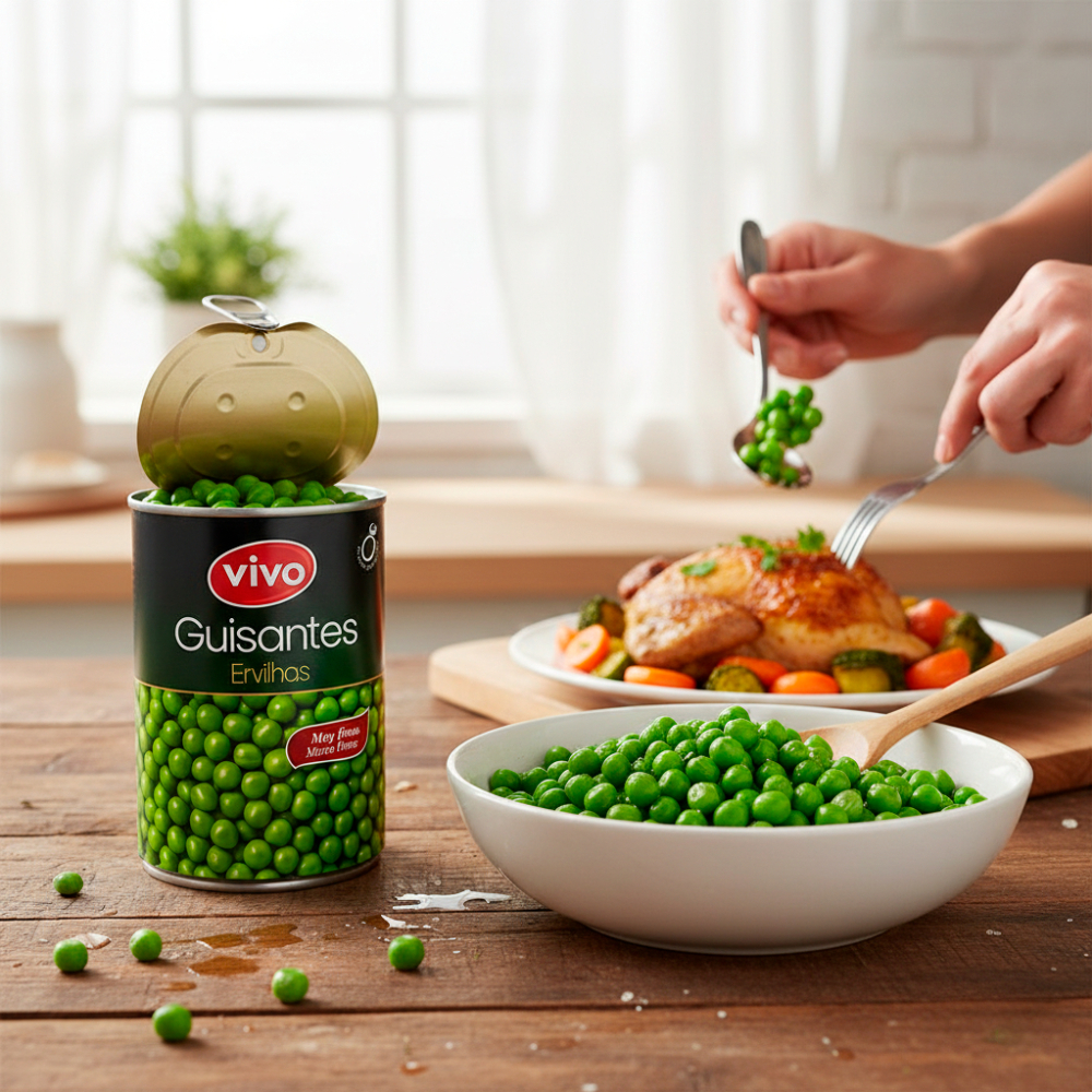 Guisantes muy finos Vivó (400 g / 14.10 oz) - Miniatura 4
