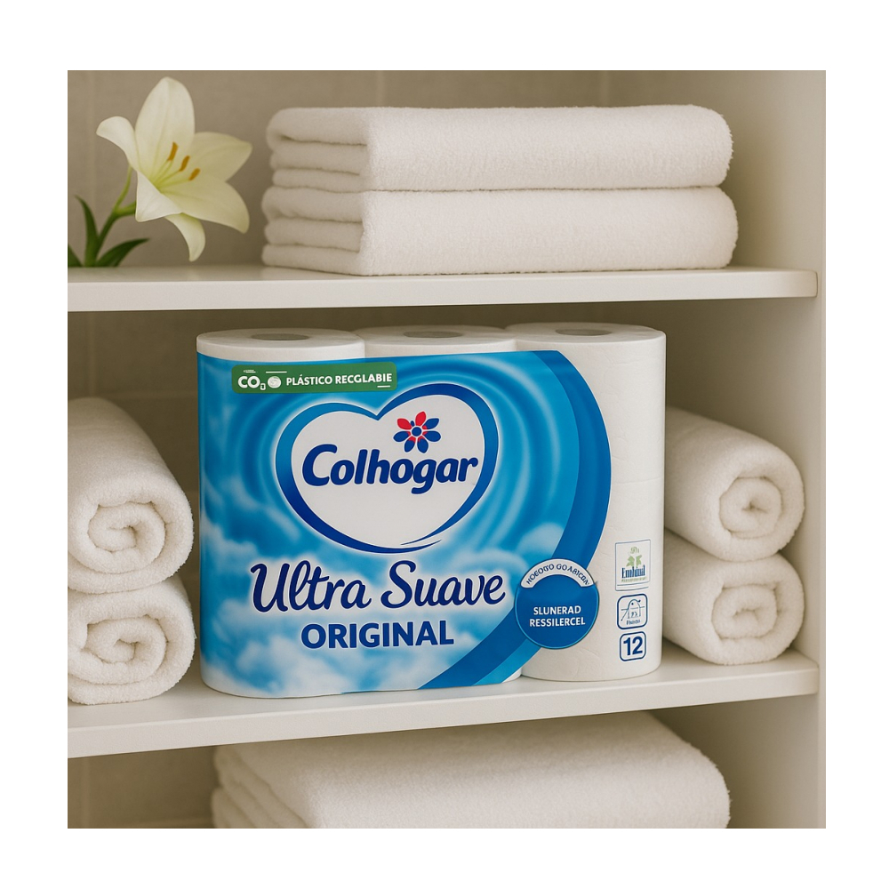 Papel sanitario Colhogar (4 x 12 U) - Miniatura 4