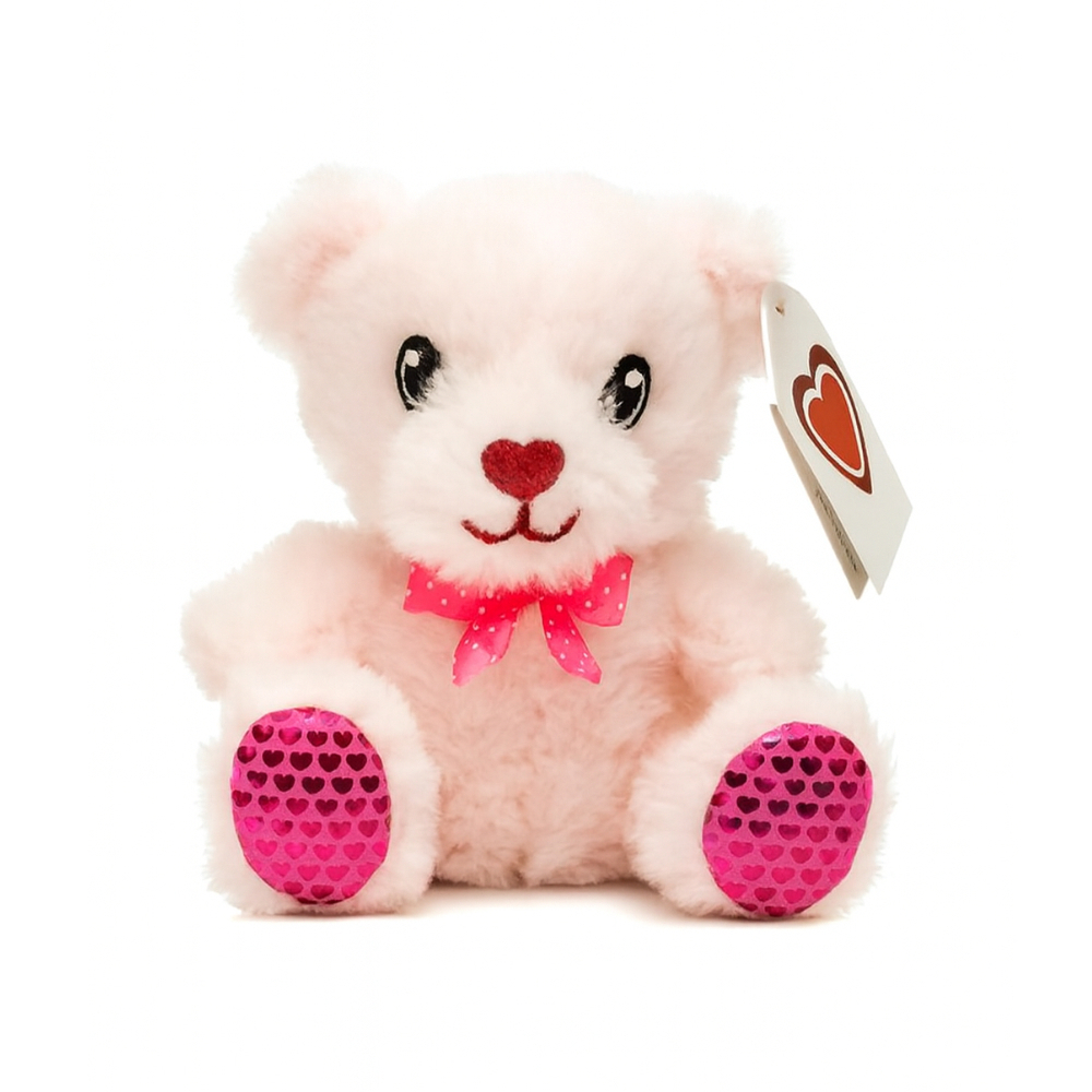 Oso de peluche color rosa Seasonal Collection & Caja de bombones Happy Valentine's Day - Miniatura 3