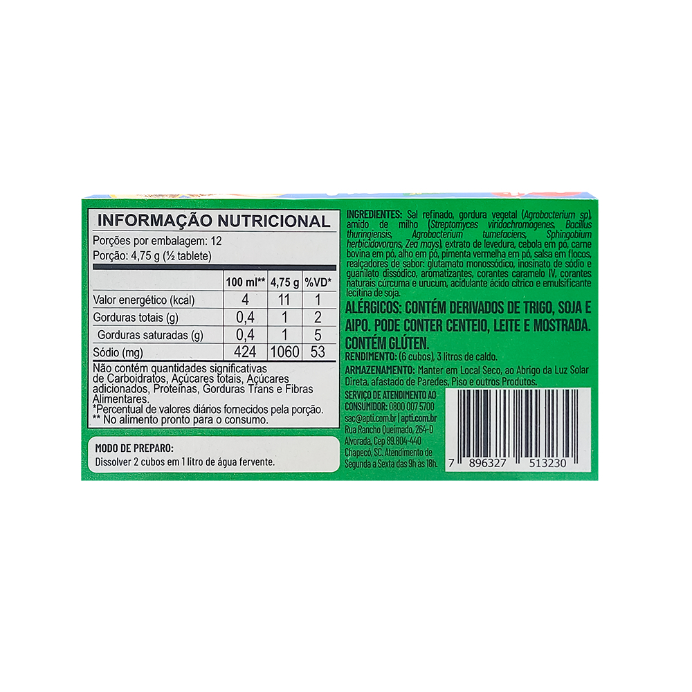 Caldo sabor costilla Apti (57 g / 2.01 oz) - Miniatura 2