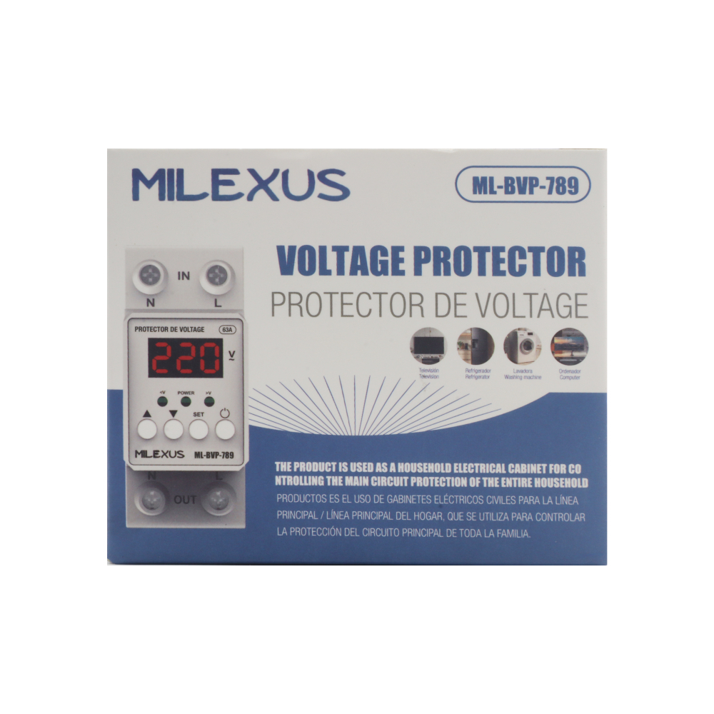 Protector de voltaje Milexus ML-BVP-789 - Miniatura 2