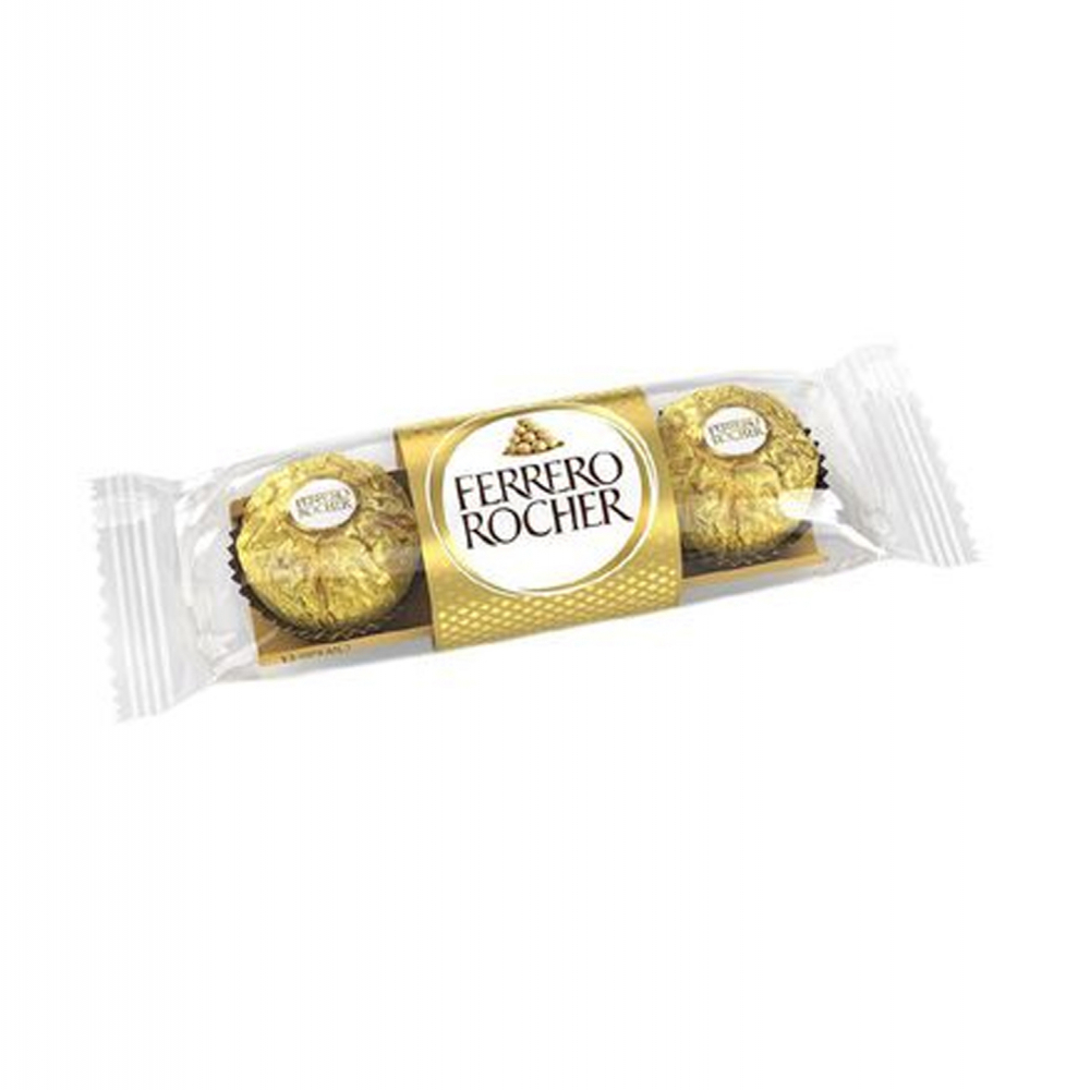 Bombones de chocolate con avellana y galleta Ferrero Rocher (37.5 g / 1.32 oz) - Miniatura 3
